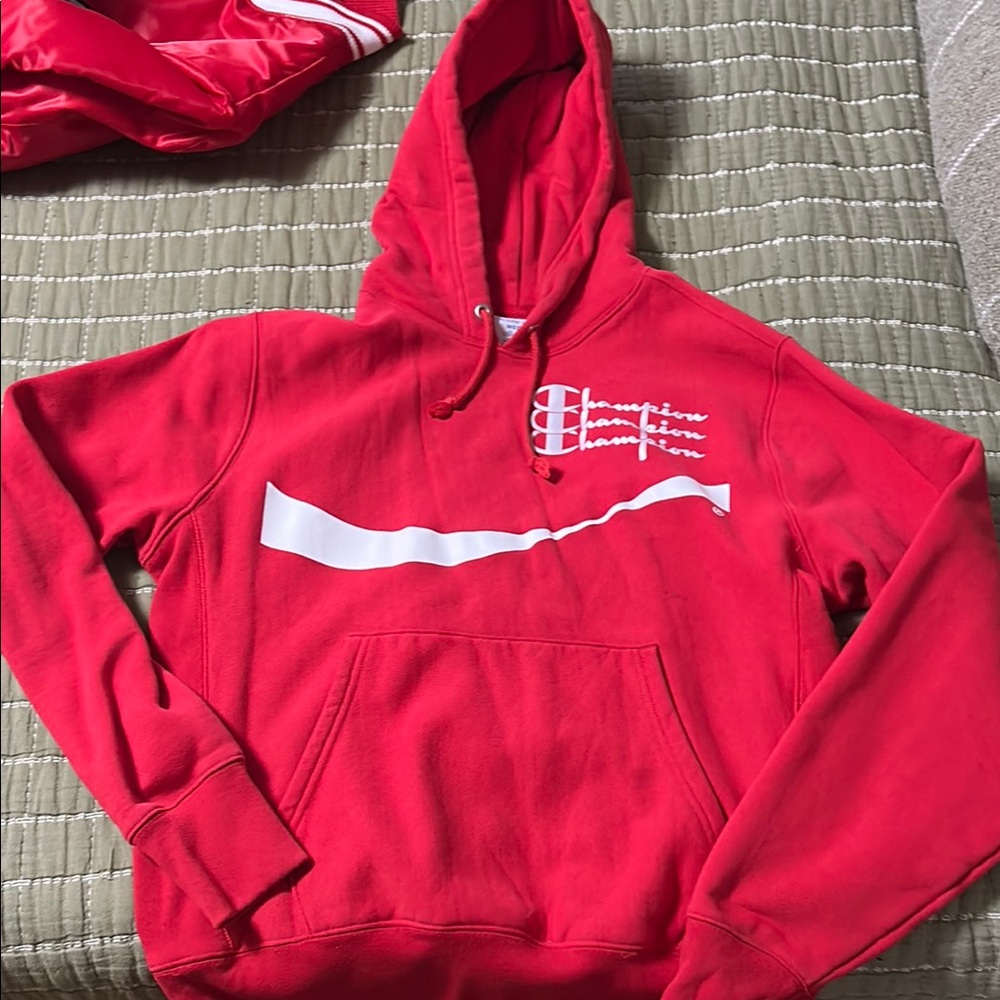 Champion Red Hoodie